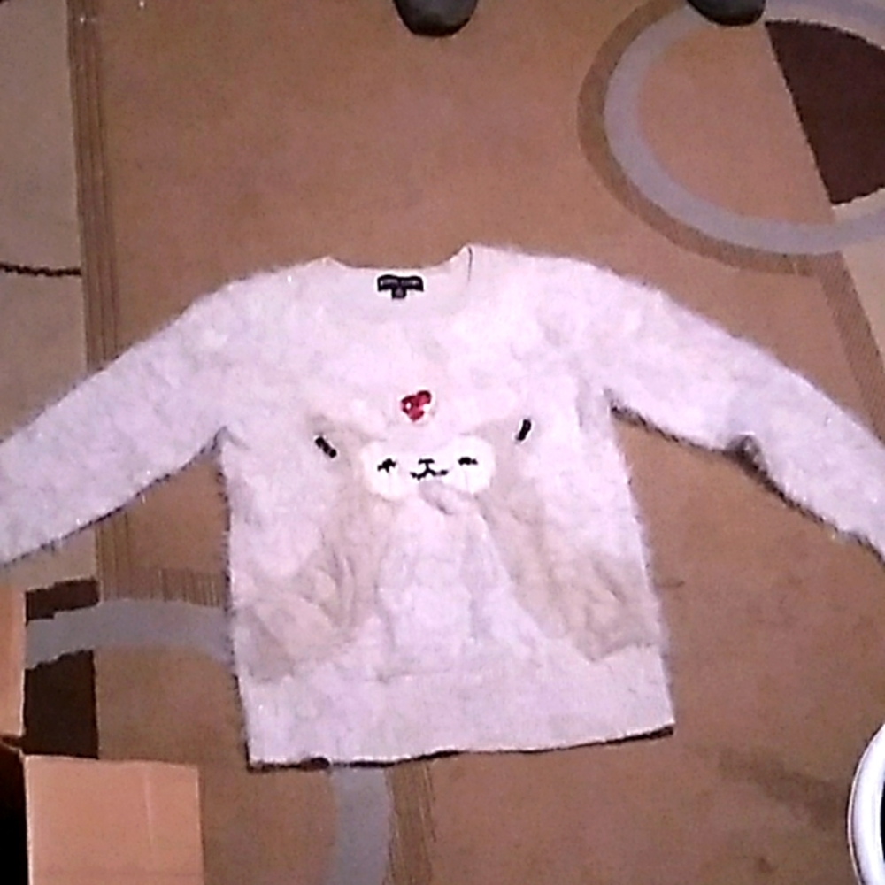 Llama Black Velvet Sweater